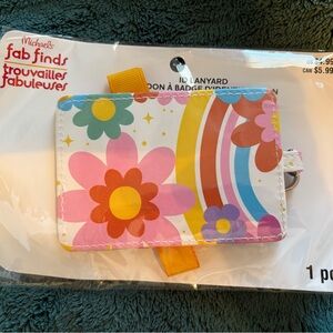 Floral ID Badge Holder